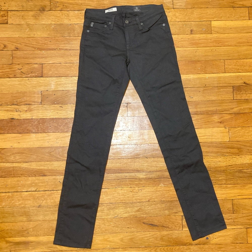 Ag Adriano Goldschmied Black Denim Jeans